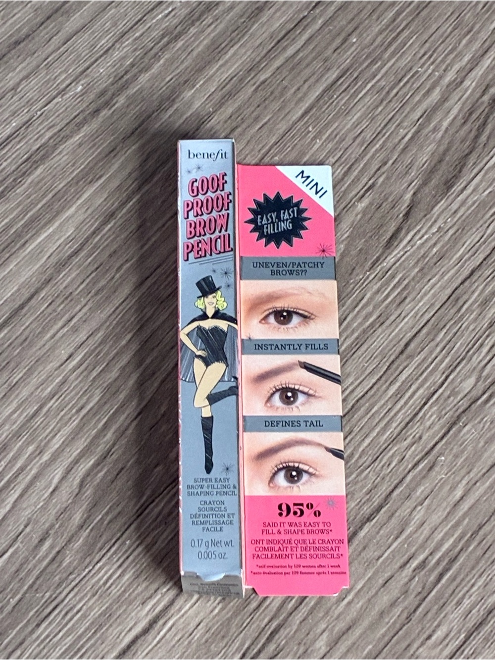 🐼 3/$25 NWT benefit Goof Proof Brow Pencil Mini - 3 Warm Light Brown